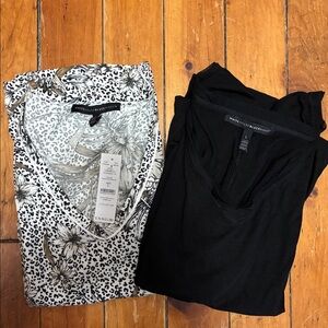 TWO White House Black Market T-Shirts